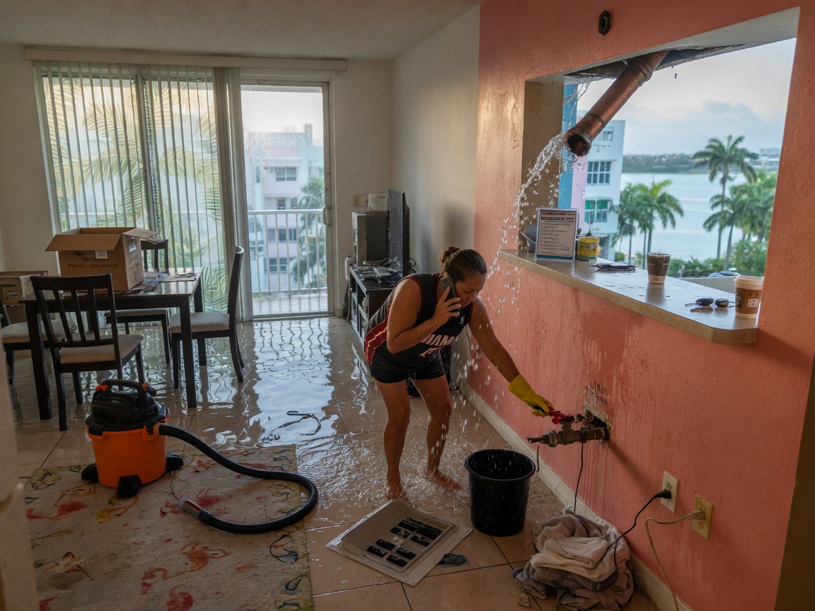 What to do in the first hour after a burst pipe