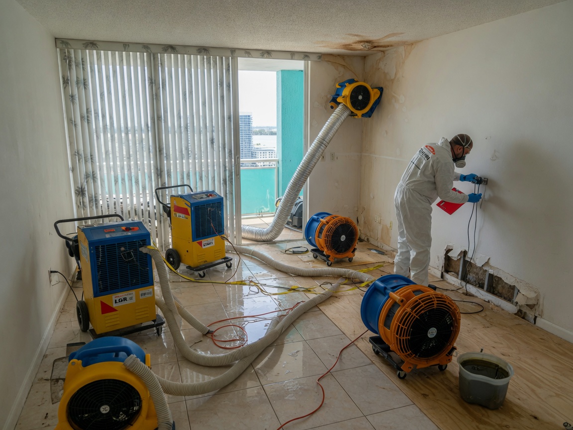 water damage restoration in Miami